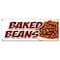 Signmission BAKED BEANS BANNER SIGN slo slow cooked hot dogs brown sugar bacon B-Baked Beans - alternate 1